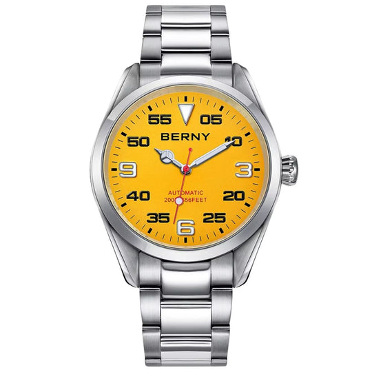 Luxury Automatic Mechanical Watch – Elegant 40mm Stainless Steel AM130M