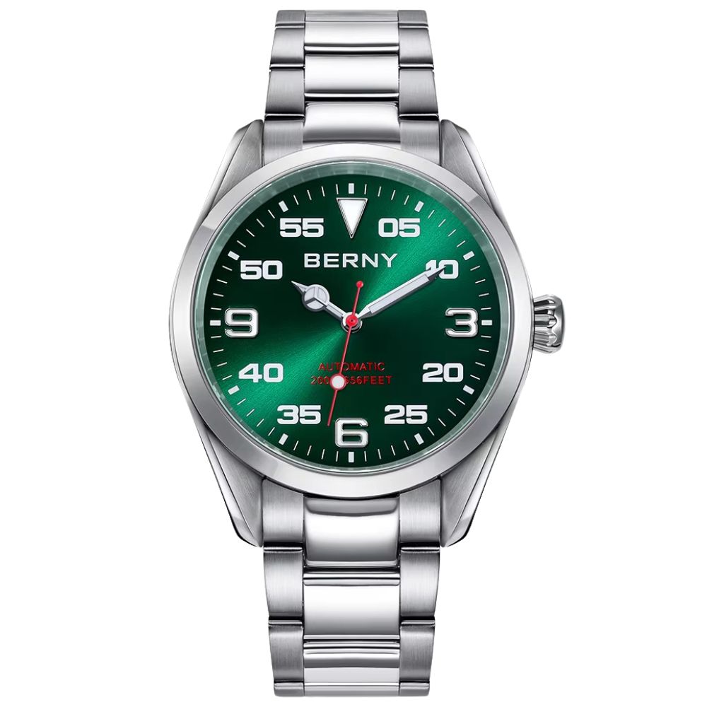 Luxury Automatic Mechanical Watch – Elegant 40mm Stainless Steel AM130M