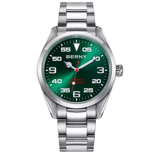 Luxury Automatic Mechanical Watch – Elegant 40mm Stainless Steel AM130M