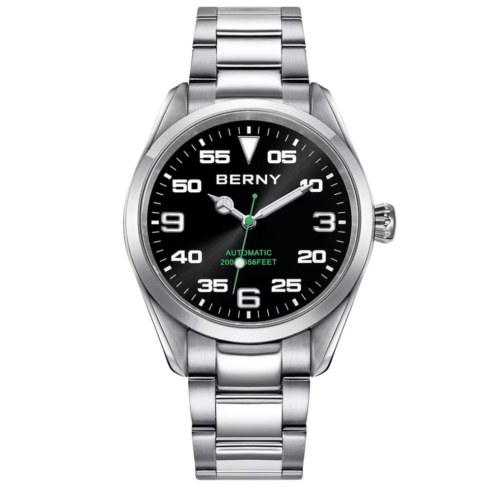 Luxury Automatic Mechanical Watch – Elegant 40mm Stainless Steel AM130M