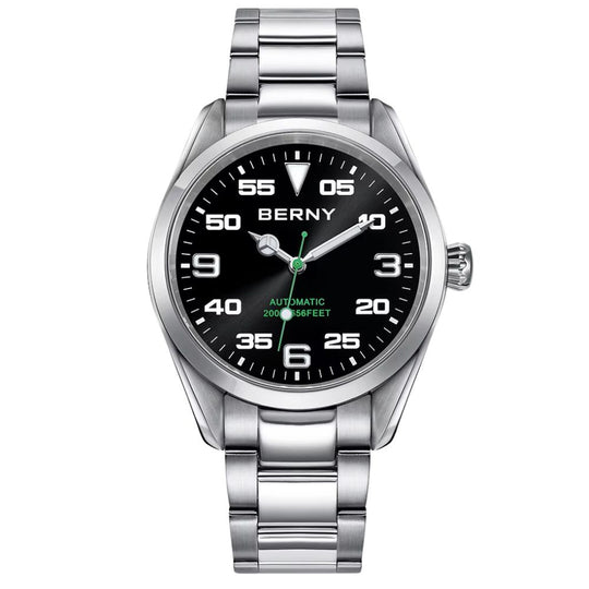 Luxury Automatic Mechanical Watch – Elegant 40mm Stainless Steel AM130M