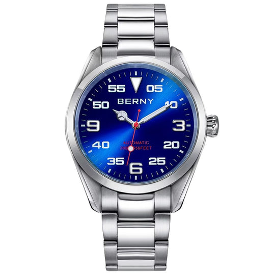 Luxury Automatic Mechanical Watch – Elegant 40mm Stainless Steel AM130M