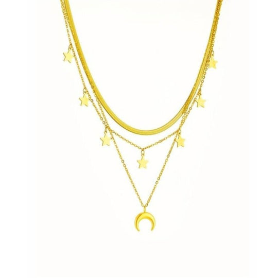 Fashion Gold Necklace – Stainless Steel Jewelry N2059