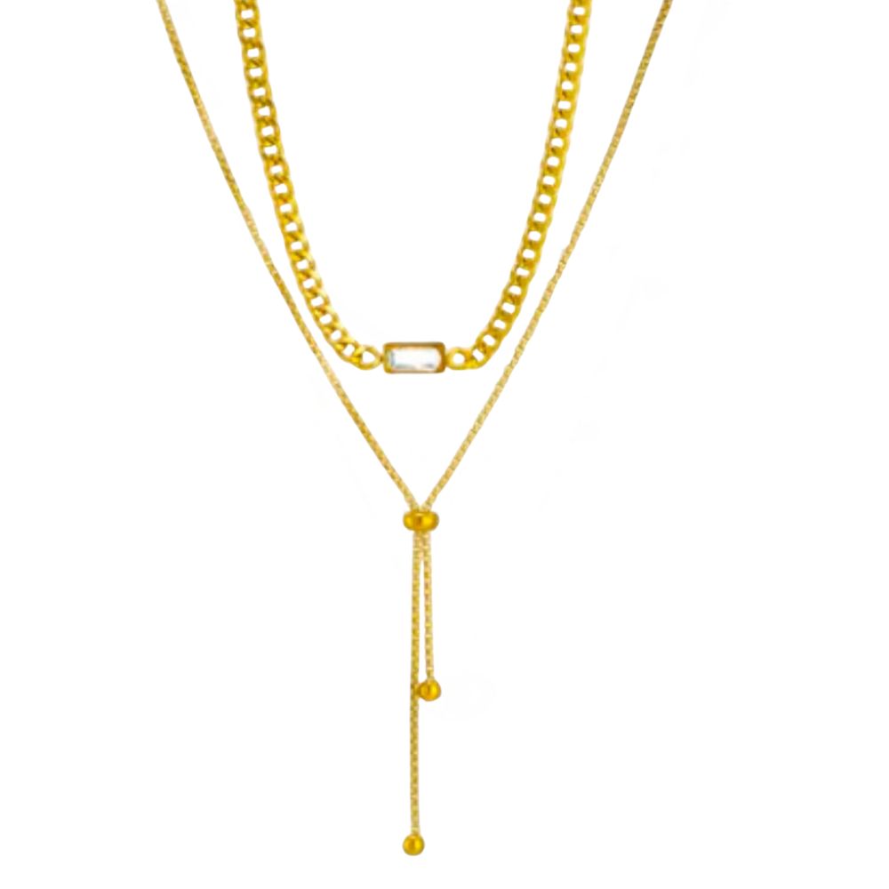 Fashion Gold Necklace – Stainless Steel Jewelry N2059