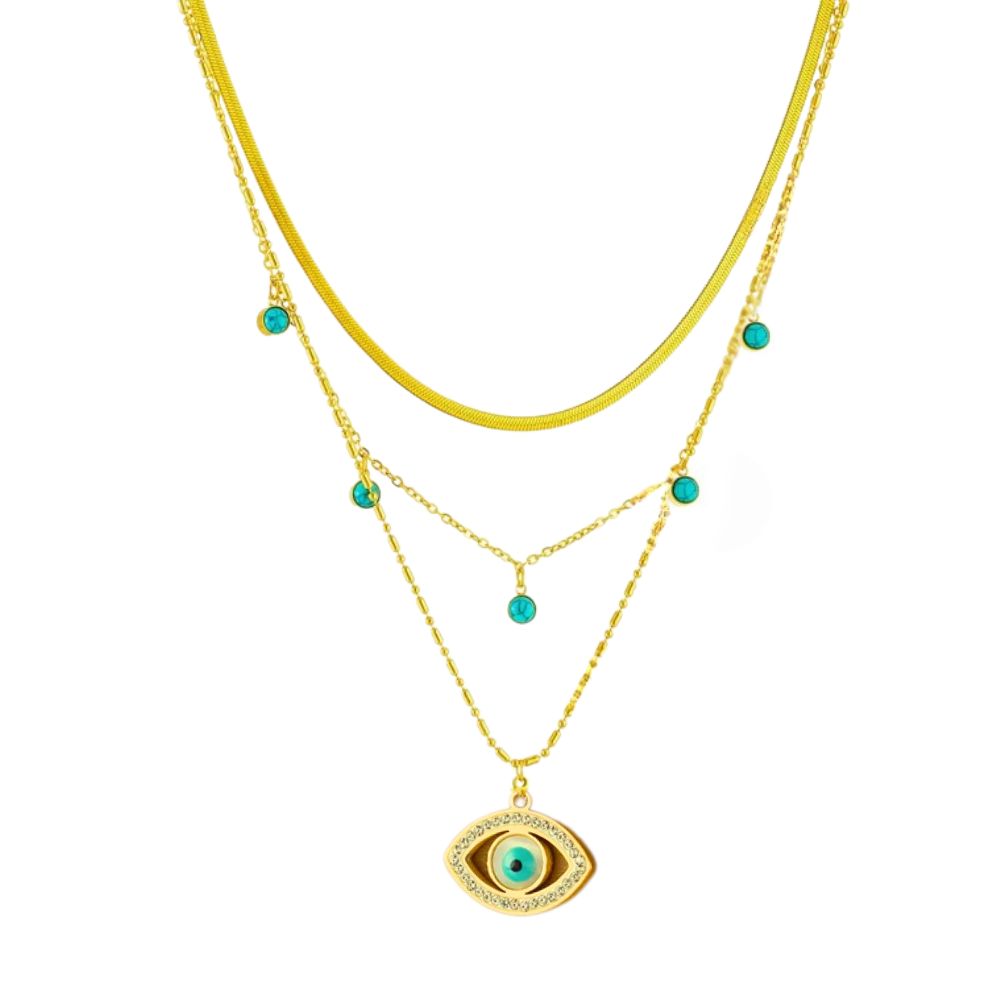 Fashion Gold Necklace – Stainless Steel Jewelry N2059