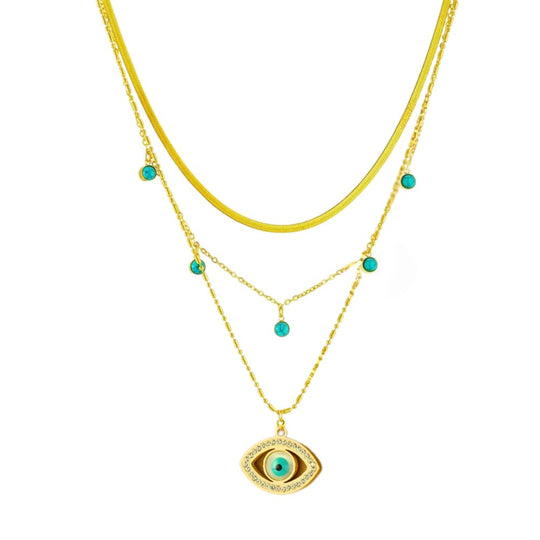 Fashion Gold Necklace – Stainless Steel Jewelry N2059