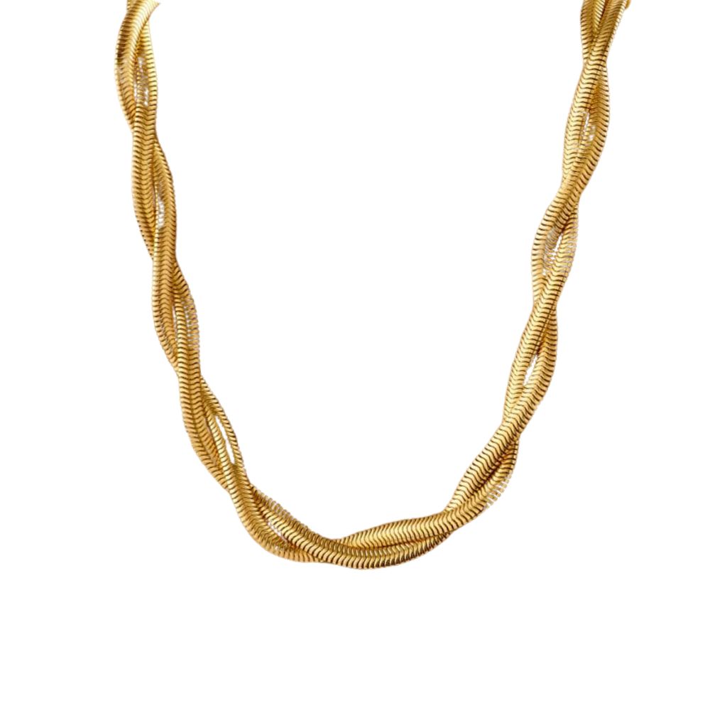 Fashion Gold Necklace – Stainless Steel Jewelry N2059