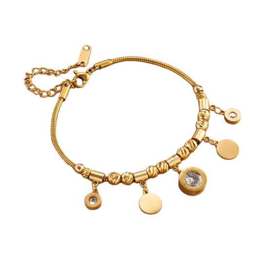 Eleganter Gold Charm Schmuck N1821 B677