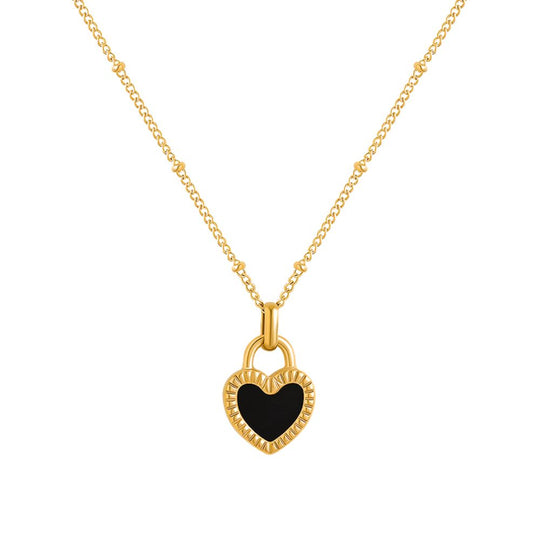 Eleganter Goldschmuck in Herzform N1746 E4656