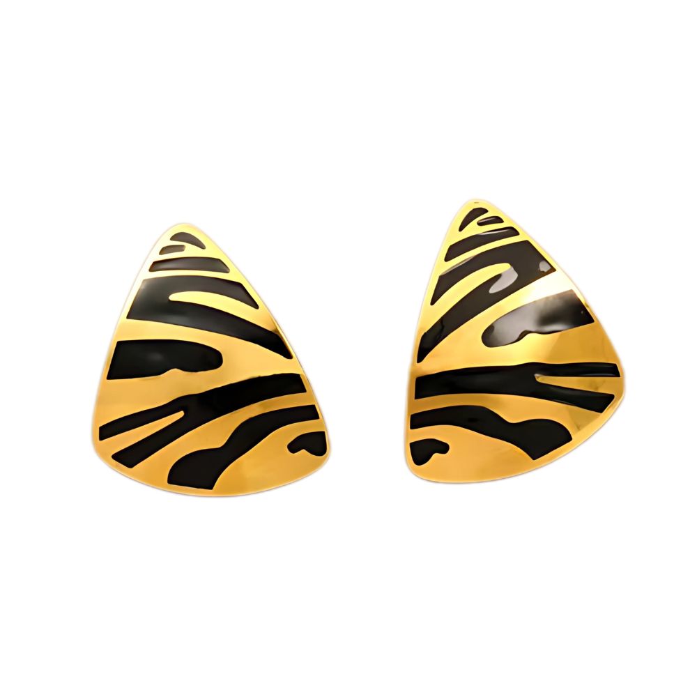 Elegant Fashion Gold Hoop Earrings E357