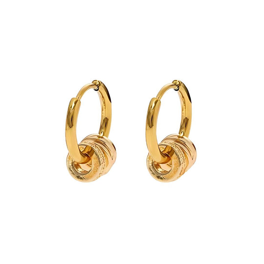 Minimalist Gold Huggie Hoop Earrings