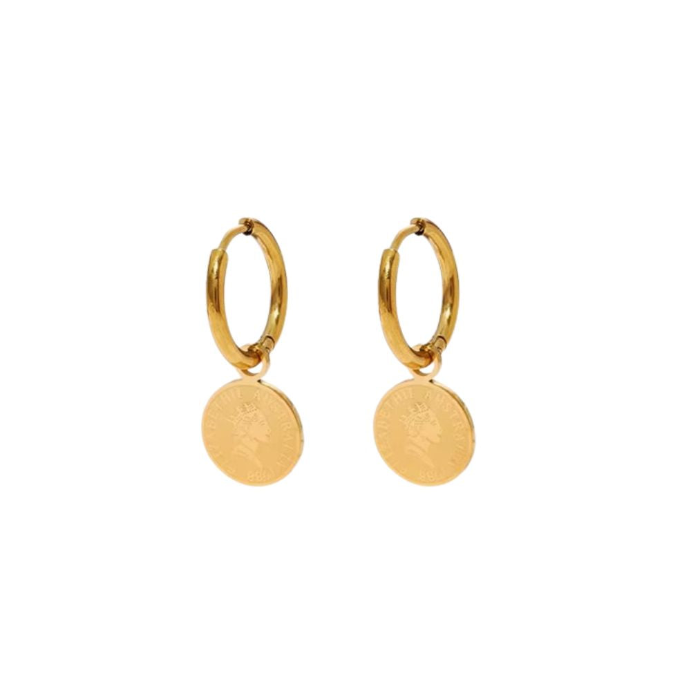 Minimalist Gold Huggie Hoop Earrings