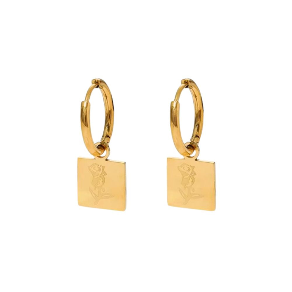 Minimalist Gold Huggie Hoop Earrings