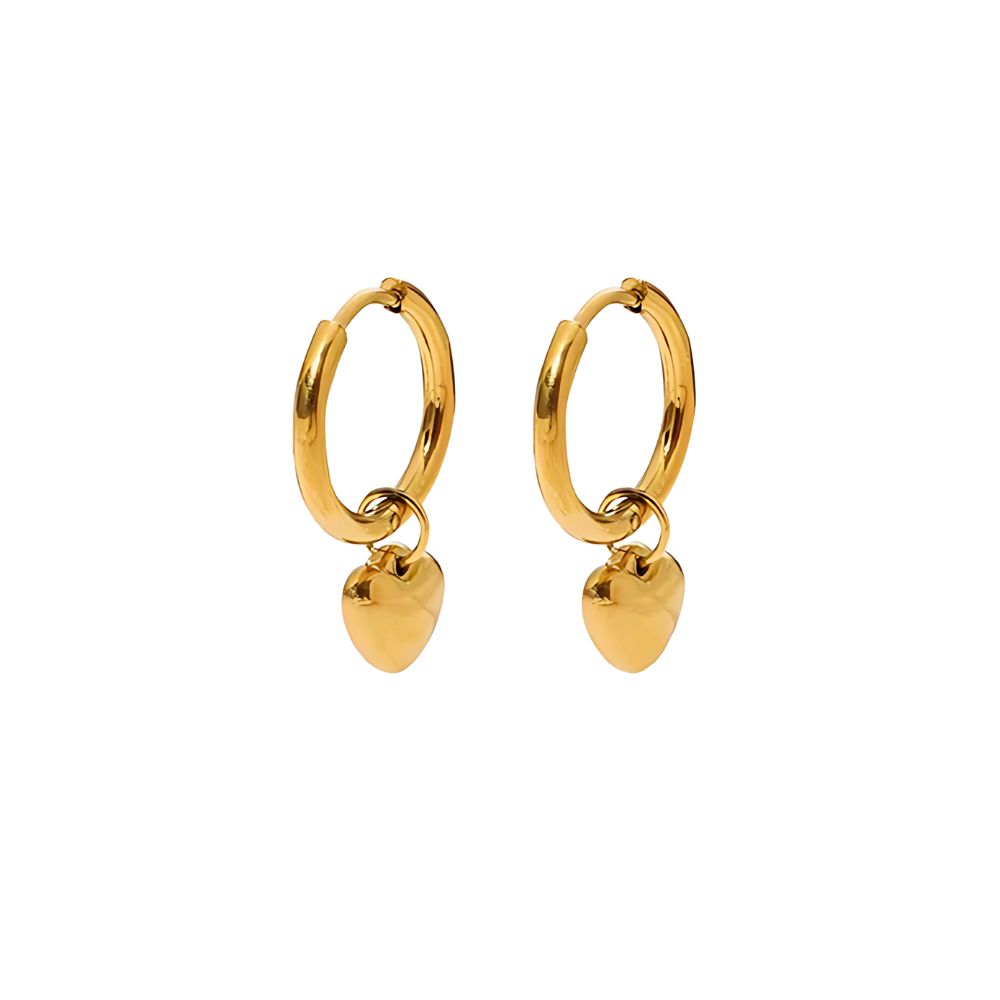Minimalist Gold Huggie Hoop Earrings