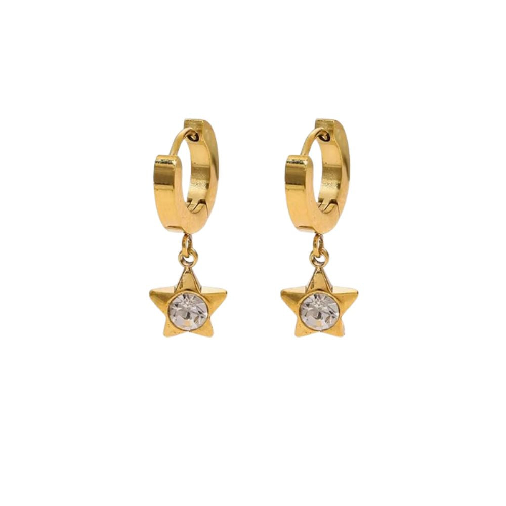 Minimalist Gold Huggie Hoop Earrings