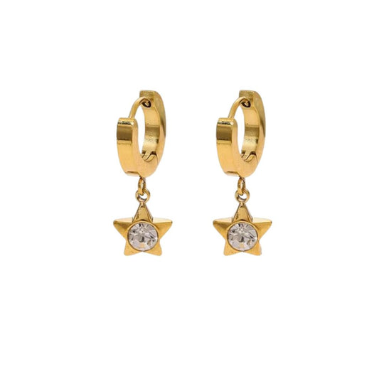 Minimalist Gold Huggie Hoop Earrings