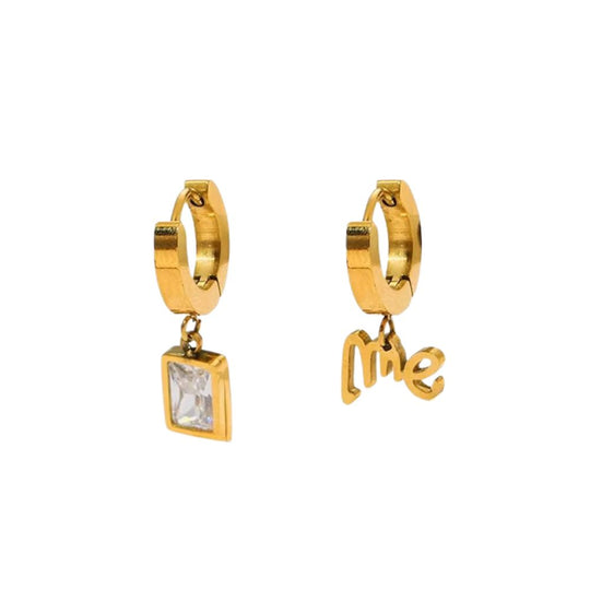 Minimalist Gold Huggie Hoop Earrings