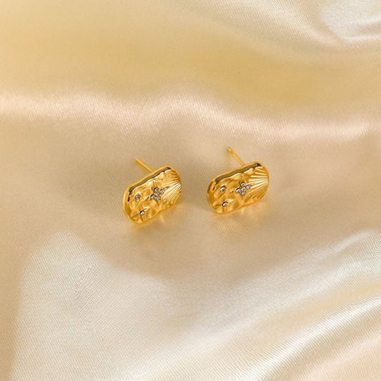 Minimalist Zircon Stud and Drop Earrings