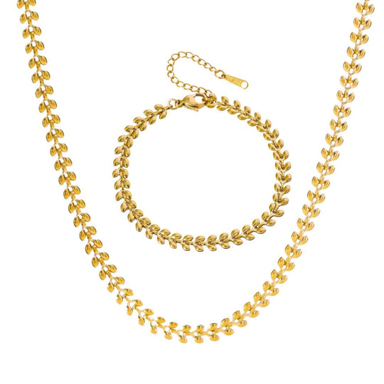 Luxury Gold Chain Jewelry Set N504 B295