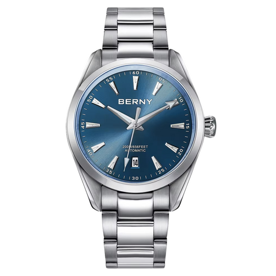Luxury Automatic Mechanical Watch – Elegant 40mm Stainless Steel AM132M