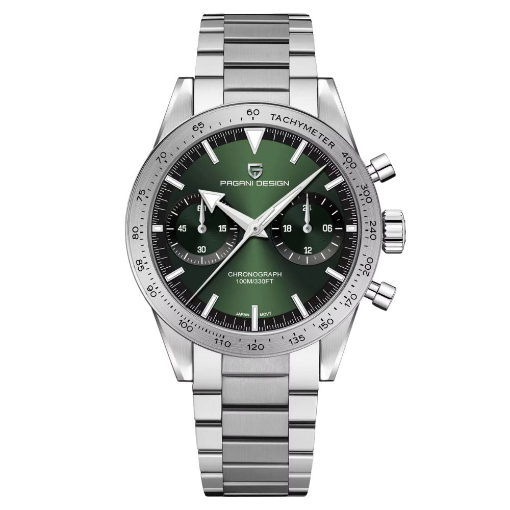 Luxury Classic Chronograph Quartz Sports Watch – Retro 2024 Edition PD-1766