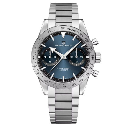 Luxury Classic Chronograph Quartz Sports Watch – Retro 2024 Edition PD-1766