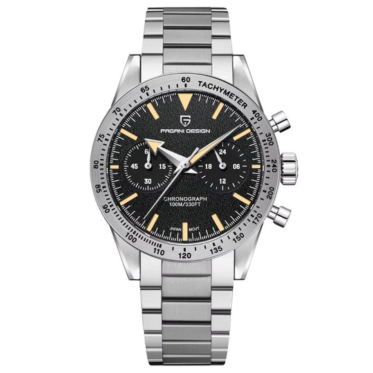 Luxury Classic Chronograph Quartz Sports Watch – Retro 2024 Edition PD-1766