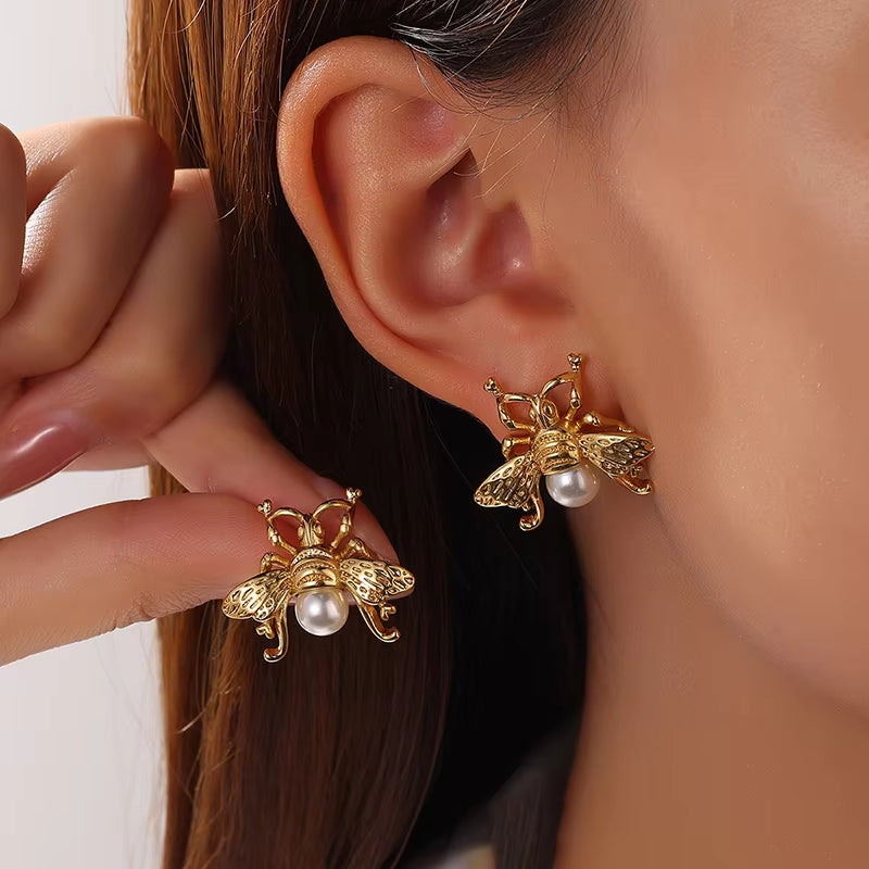 Classic Stud and Drop Earrings E281