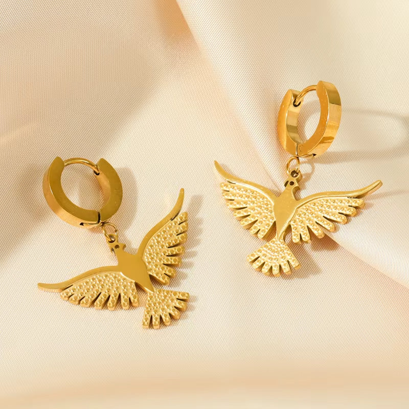Classic Fashion Gold Stud and Dangle Earrings E297