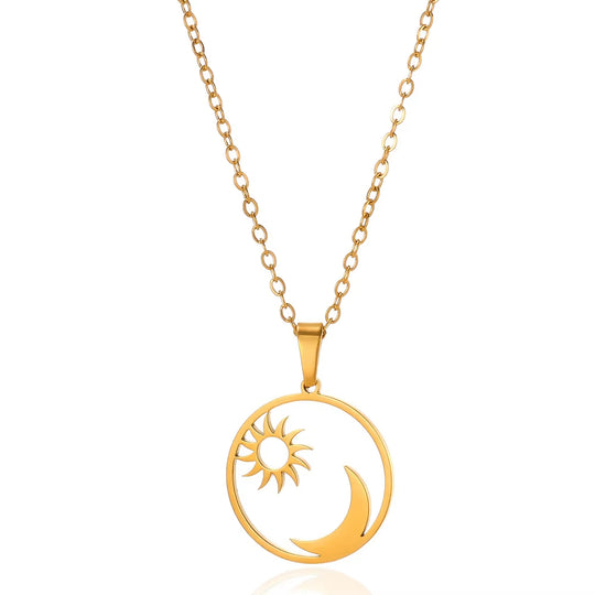 Elegante Halsketten mit Zirkon-Anhänger für Damen