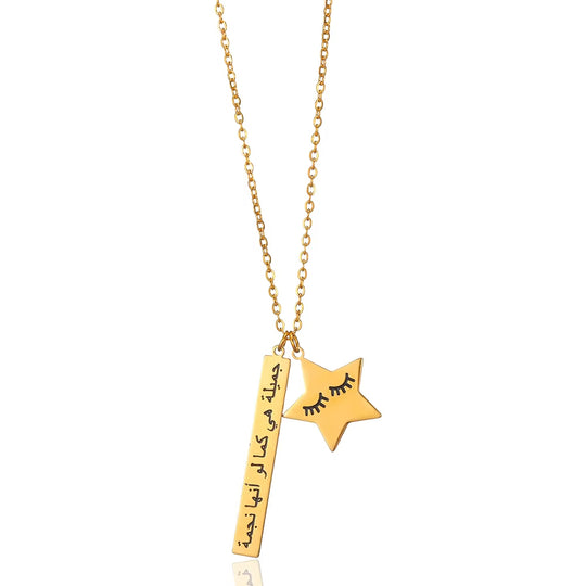 Elegante Halsketten mit Zirkon-Anhänger für Damen
