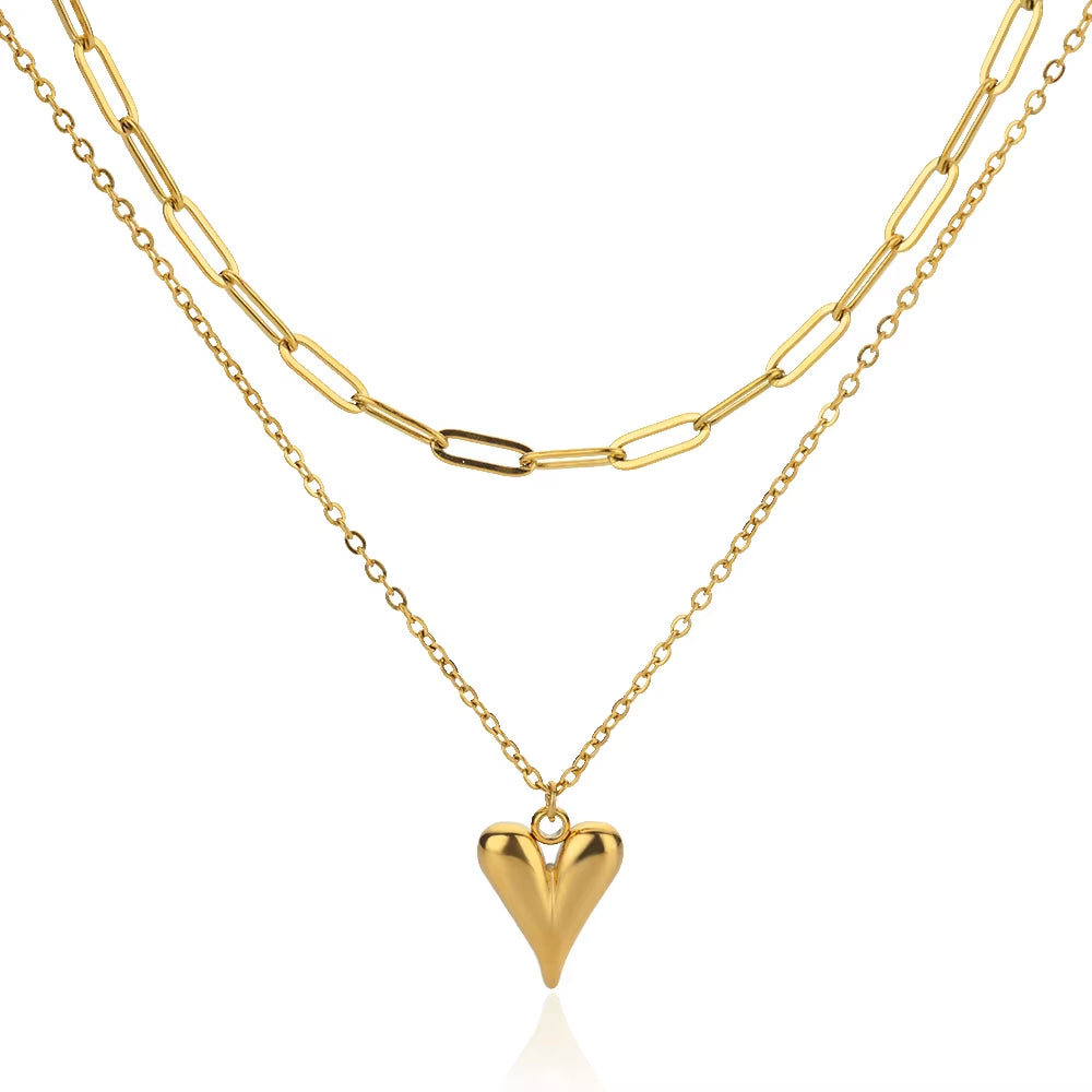 Elegante Halsketten mit Zirkon-Anhänger für Damen