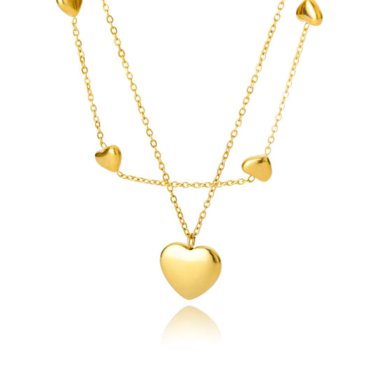 Elegante Halsketten mit Zirkon-Anhänger für Damen