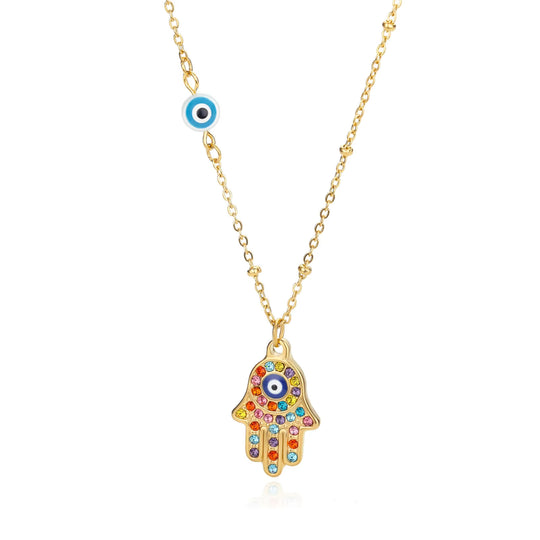 Elegante Halsketten mit Zirkon-Anhänger für Damen