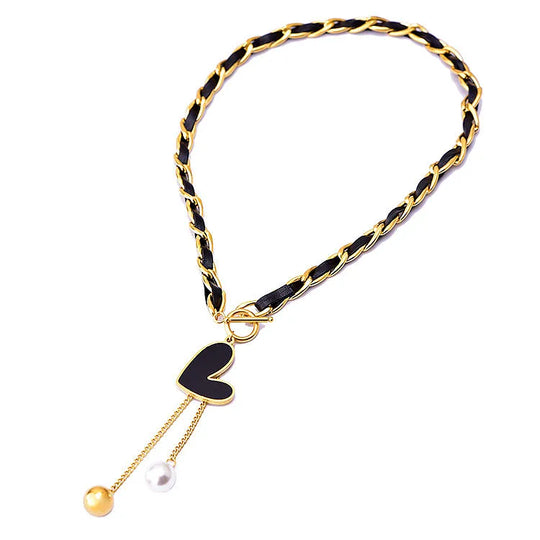 Fashion Gold Necklace – Stainless Steel Jewelry N2059